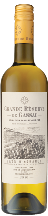 Grande Réserve de Gassac Blanc 2018 Grande Réserve de Gassac Blanc 2018