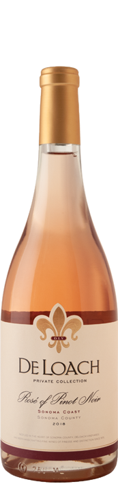 DeLoach Private Collection Sonoma Coast Pinot Noir Rose 2018