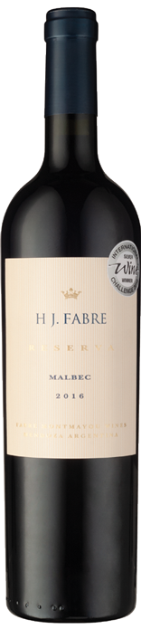 HJ Fabre Malbec Reserva 2016 HJ Fabre Malbec Reserva 2016
