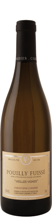 Christophe Cordier Pouilly-Fuissé Vieilles Vignes 2016 Christophe Cordier Pouilly-Fuissé Vieilles Vignes 2016