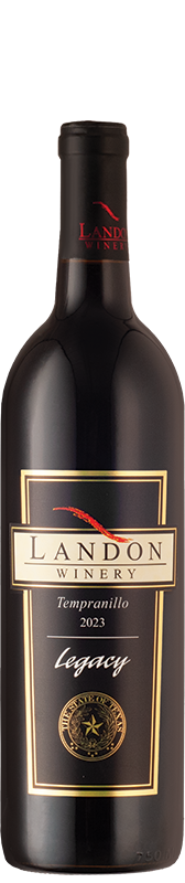 Landon Winery "Legacy" Tempranillo Landon Winery "Legacy" Tempranillo