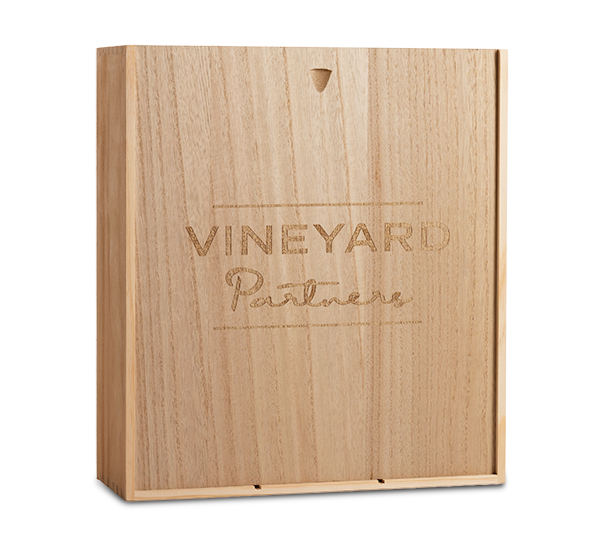 3 Bottle Wooden Box Vineyard Partners