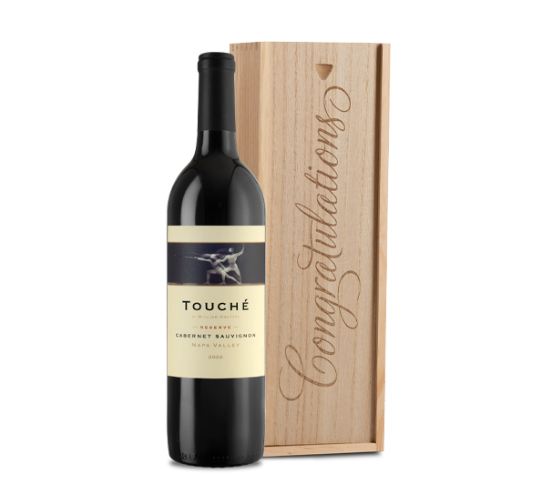 Napa Cab Reserve in "Congratulations" Wood Box