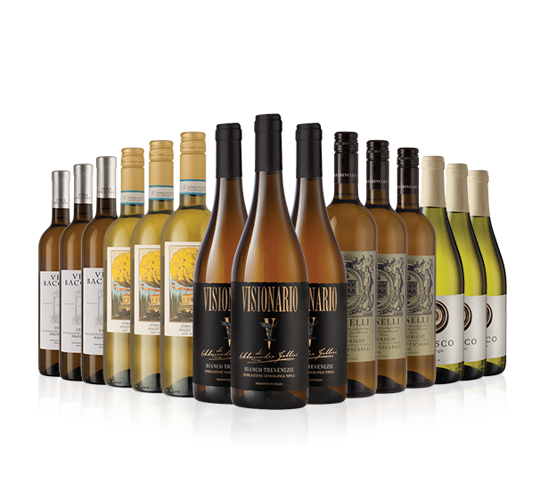 Italian Pinot Grigio Dozen + Visionario Trio Italian Pinot Grigio Dozen + Visionario Trio