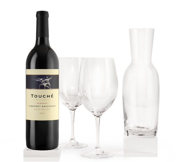 Luxury Napa Red Wine Gift Set + Decanter & Glasses