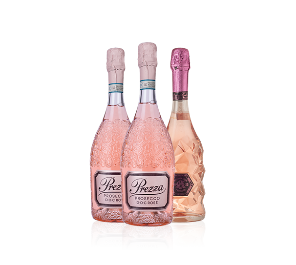 Beautiful Rose Prosecco Gift Trio