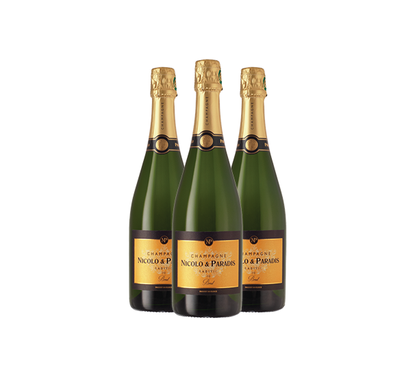Champagne Nicolo & Paradis Brut 2024 Trio Champagne Nicolo & Paradis Brut 2024 Trio