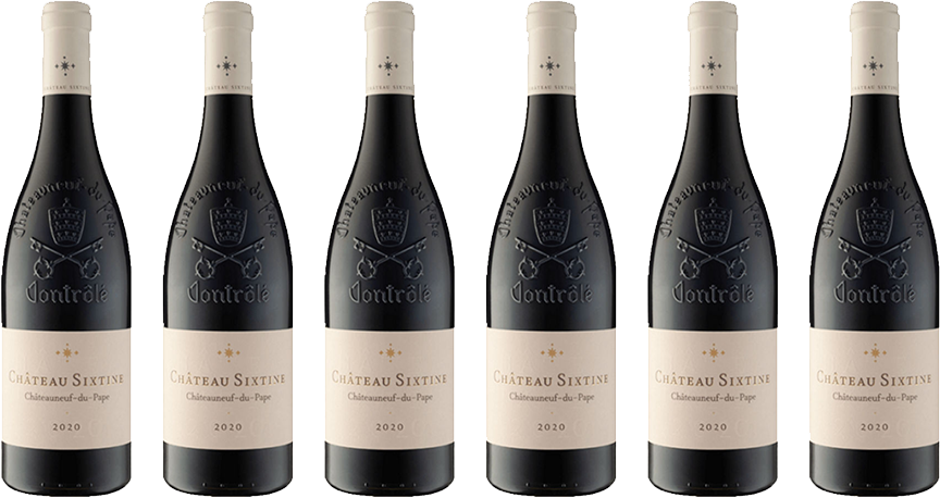 Chateau Sixtine Chateauneuf-du-Pape 2020 (6 bottles) Chateau Sixtine Chateauneuf-du-Pape 2020 (6 bottles)