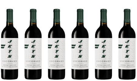 JETS UNCORKED (6 bottles) + 2 glasses + 2 tumblers