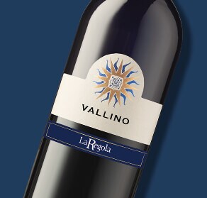 organic  aged red wine from Tuscany high end