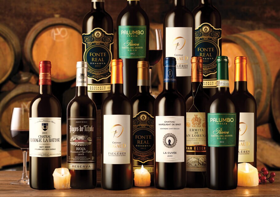 fancy red wine dinner party