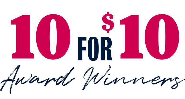 good red wines for $10 award winners