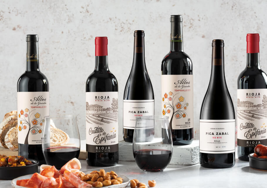 Rioja red wines organic