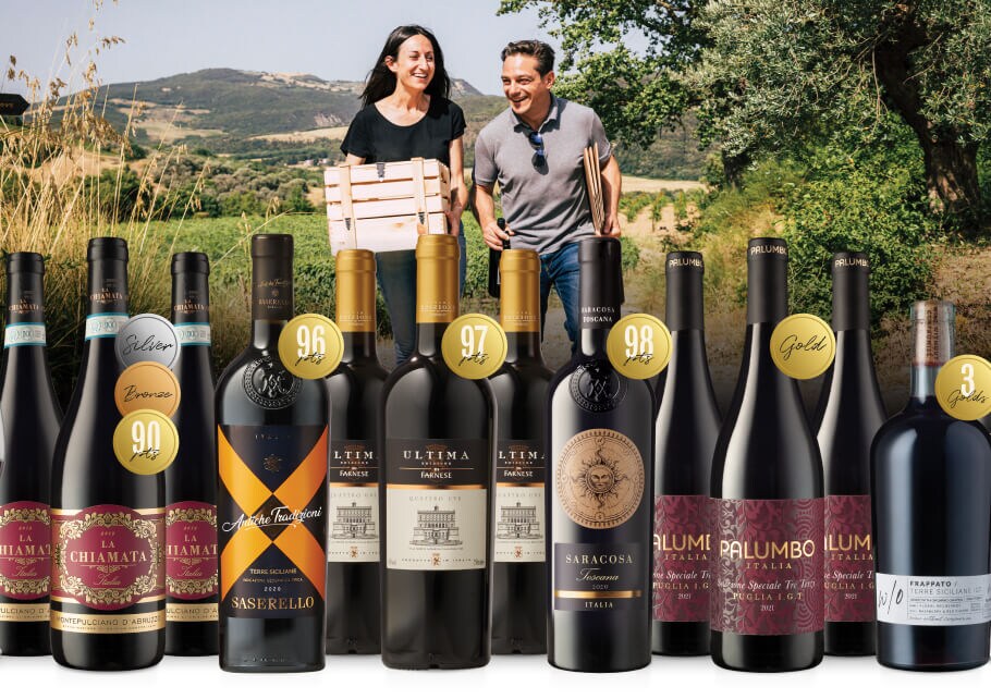 award-winning red wines from Italy