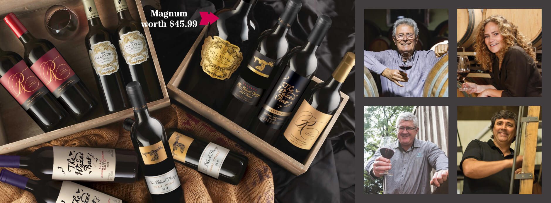 award-winning reds popular winemakers