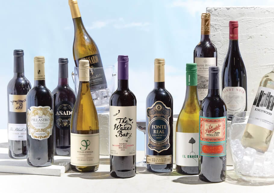 red and white wines for summer time