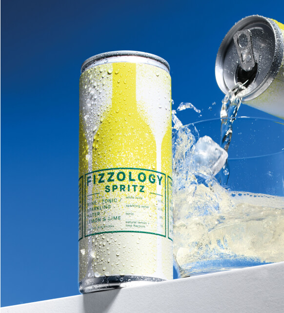 white wine spritzer cans