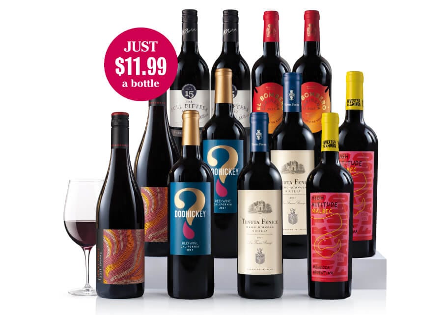 sale on red wine