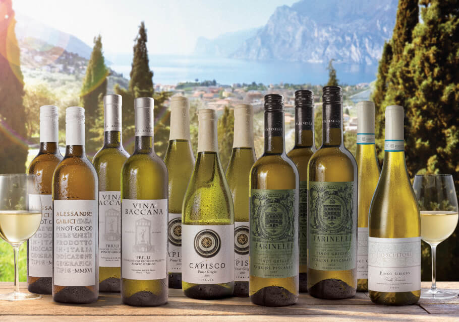 Pinot Grigio wine Italy