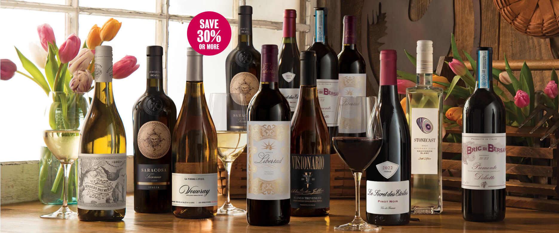 red and white wines for spring