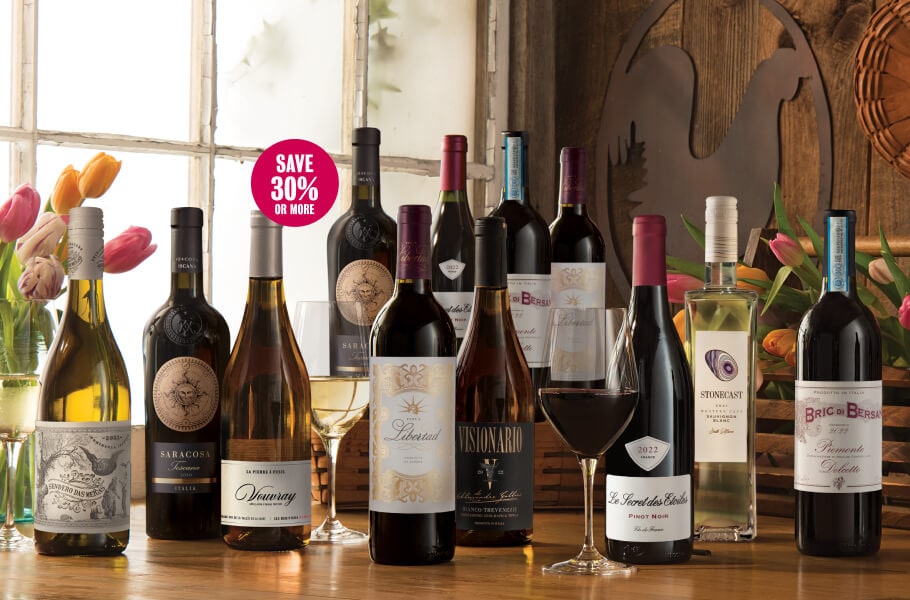 red and white wines for spring